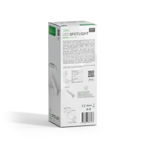 Nadgradna razsvetljava GU10 – komplet 6 svetilk + 6 LED žarnic, bela