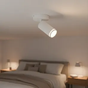 Nadgradna razsvetljava GU10 – komplet 6 svetilk + 6 LED žarnic, bela