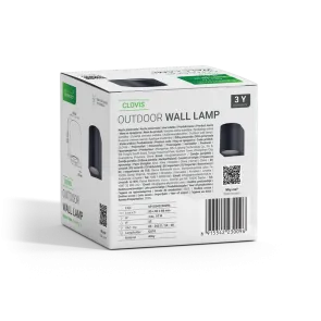 GREEN TECH Zunanja zidna svetilka Green Tech GU10, IP65 - CLOVIS