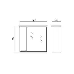 Quadro 60 Mirror | Bathroom Furniture | E-shop.si