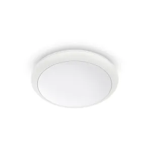 GREEN TECH LED stropna svetilka s senzorjem Green Tech 12W, 4000K, premer 27cm, IP65, IK10 - CLS-706-12W-NW