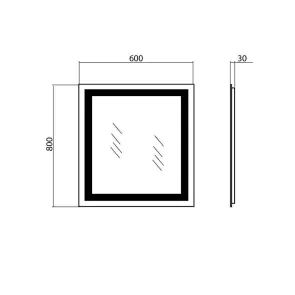 Alfa 60 LED Mirror | Mirrors | E-shop.si