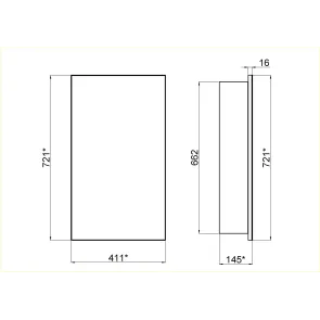 Ogledalo-omarica Kabinet 40 | Omarice | E-shop.si