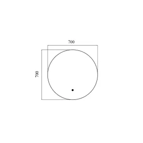 Eklips 70 LED Mirror | Mirrors | E-shop.si