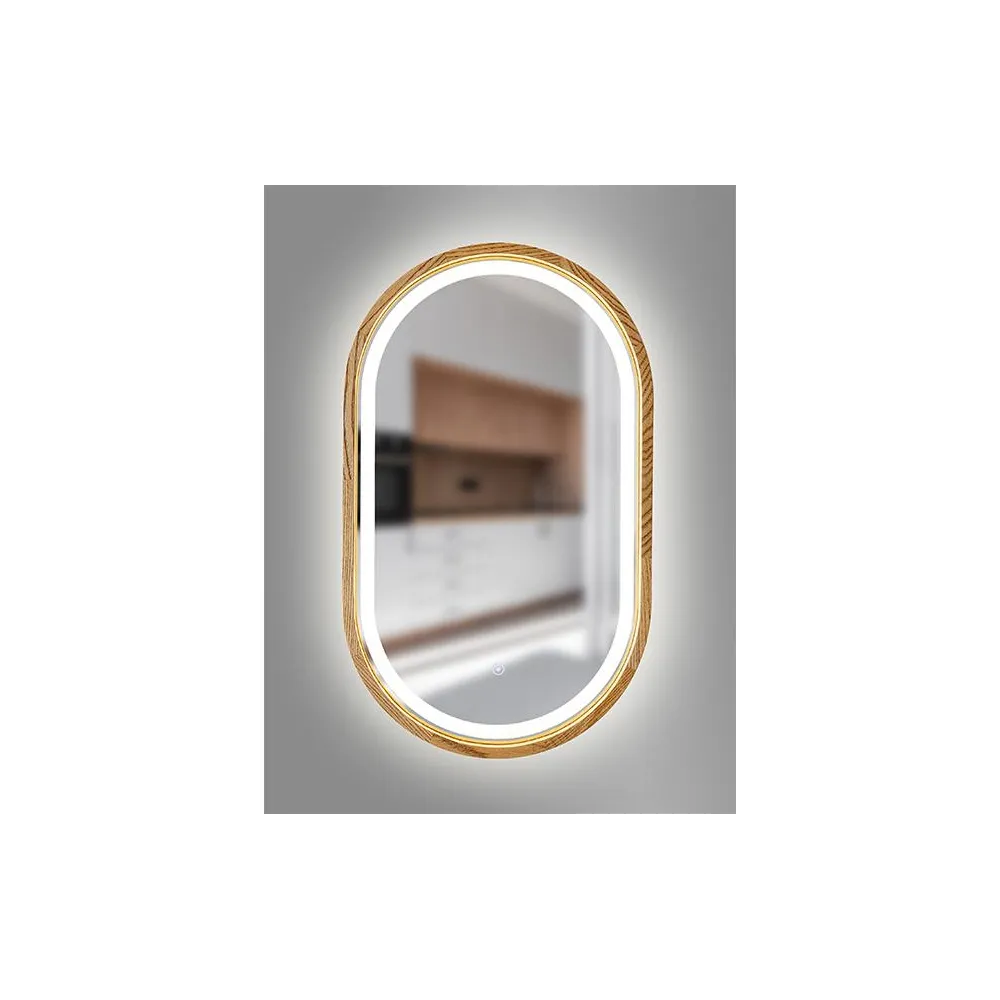 Freedom Slim 50 Walnut LED Mirror | Mirrors | E-shop.si