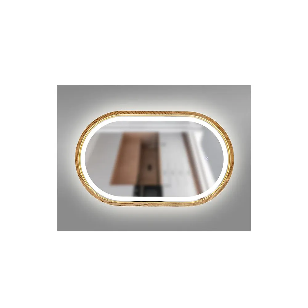 Freedom Slim 90 Oak LED Mirror | Mirrors | E-shop.si