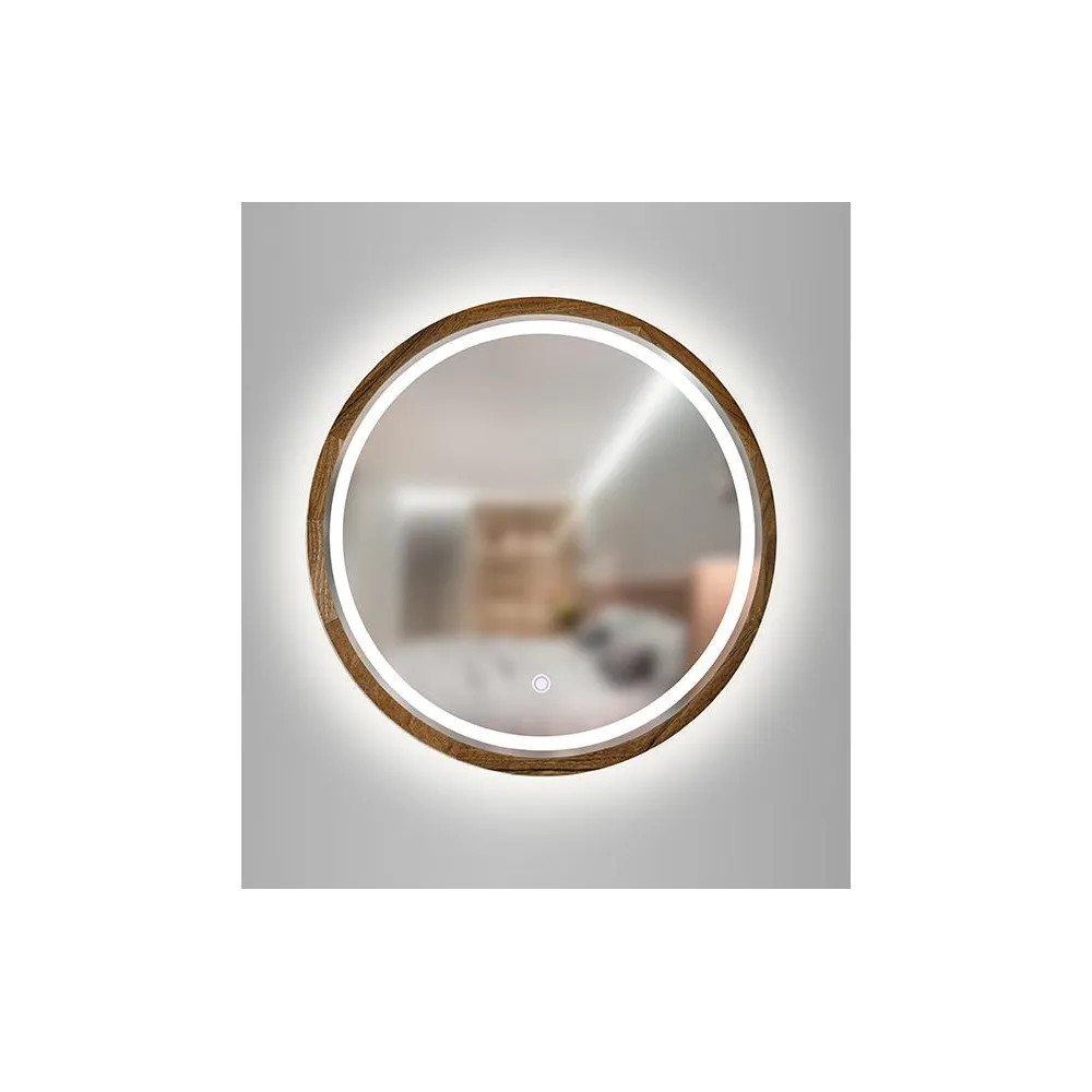 Perfection Slim 60 Walnut LED Mirror | Mirrors | E-shop.si