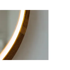 Perfection Slim 65 Walnut LED Mirror | Mirrors | E-shop.si