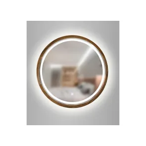 Perfection Slim 75 Walnut LED Mirror | Ogledala | E-shop.si