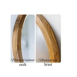 Perfection Slim 75 Walnut LED Mirror | Mirrors | E-shop.si