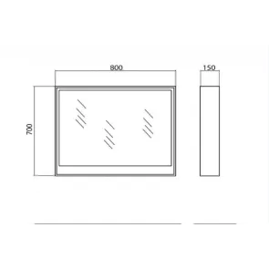 Edda 80 Sevilia | Ogledalo | E-shop.si