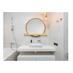 Sunrise 70x75 Oak Mirror with Shelf | Mirrors | E-shop.si