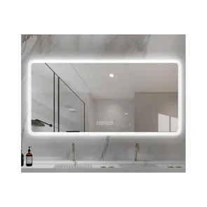 Kiara 150 LED Time/Temp Fog Free | Kopalniška ogledala | E-shop.si