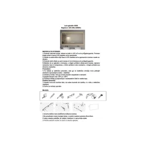 Kiara 150 LED Time/Temp Fog Free | Kopalniška ogledala | E-shop.si