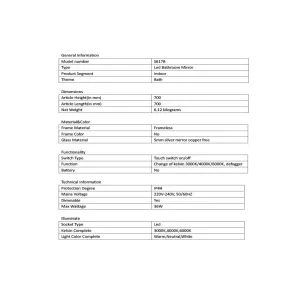 Kiara 70 Round LED Fog Free | Mirrors | E-shop.si