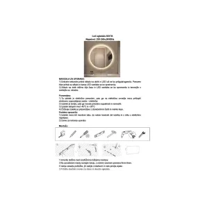 Kiara 80 Round LED Fog free | Bathroom Mirrors | E-shop.si