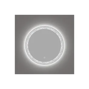 Kiara 70 Round Decor LED Fog Free | Bathroom Mirror | E-shop.si