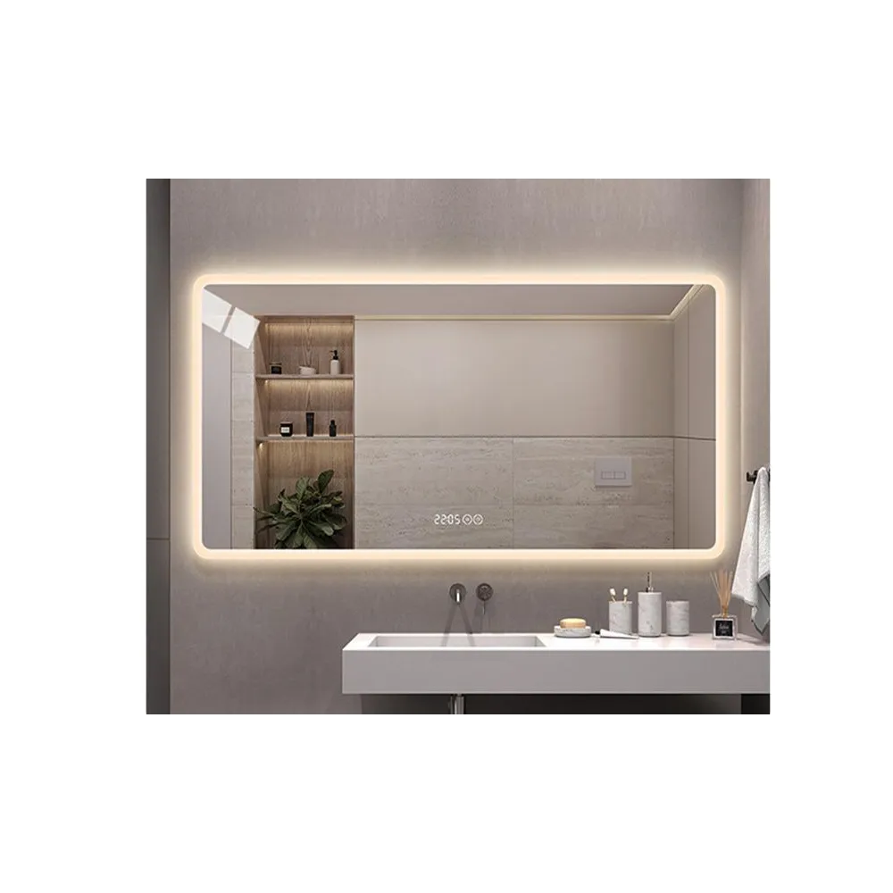 Kiara 120 LED Time/Temp Fog Free | Bath Mirrors | E-shop.si