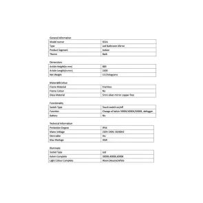 Kiara 150 LED Fog Free | Bathroom Mirrors | E-shop.si