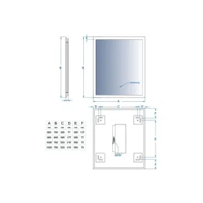 Alberto 60x70 Mirror | Mirrors | E-shop.si