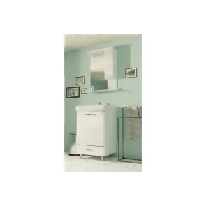 Duru 50 Mirror with Cabinet | Bathroom Furniture | E-shop.si