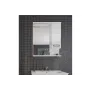 White 75 Mirror Cabinet.