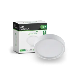 GREEN TECH LED panel Green Tech 12W, 4200K, surface-mounted, round - CX-R02-12NW