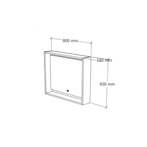 Nord 80 Rustik Mirror | Bathroom Mirror | E-shop.si