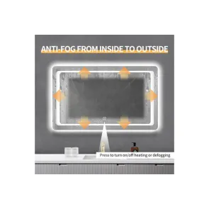 Kiara 80x60 LED Fog Free | Bathroom mirrors | E-shop.si