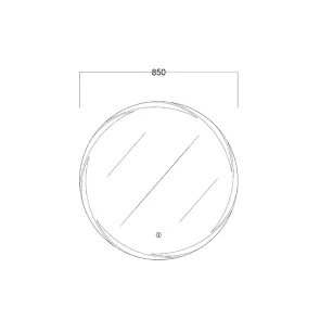 Moon Light Mirror 85 R LED | Kopalniška ogledala | E-shop.si