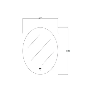 Elipso 60x80 LED | Bathroom Mirrors | E-shop.si