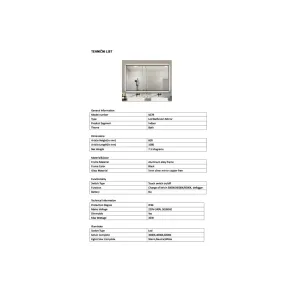 Kiara 100 Nero LED Fog free | Kopalniška ogledala | E-shop.si