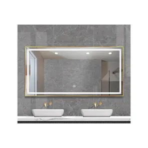 Kiara 120 Gold LED Fog Free | Kopalniška ogledala | E-shop.si