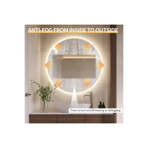 Kiara 100 Round LED Fog Free | Kopalniška ogledala | E-shop.si