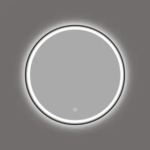Kiara 70 Round Nero LED Fog Free|Bathroom Mirror|E-shop.si