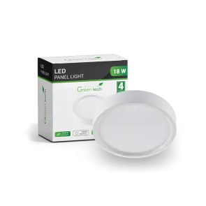 GREEN TECH LED panel Green Tech 18W 3000K nadgradni okrogli - CX-R02-18WW