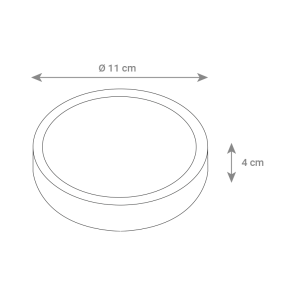 GREEN TECH LED panel Green Tech 6W, 4200K, nadgradni, okrogel - CX-R02-6NW