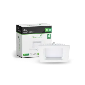 GREEN TECH LED panel Green Tech 12W, 4200K, vgradni, kvadratni - CX-S01-12NW