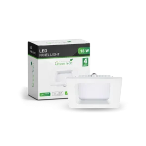 GREEN TECH LED panel Green Tech 18W, 3000K, vgradni, kvadratni - CX-S01-18WW