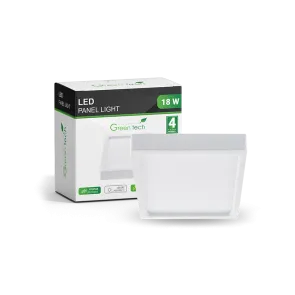 GREEN TECH LED panel Green Tech 18W, 4200K, nadgradni, kvadratni - CX-S02-18NW