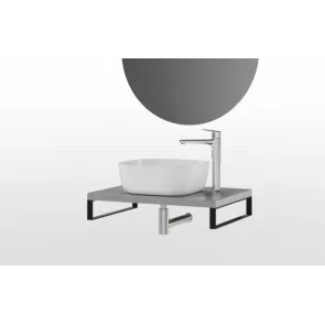 Desk 80 Light Gray Sink Countertop | Bathroom | E-shop.si