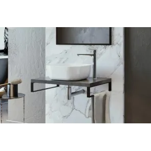 Pult Desk 120 Temno Sivi | Kopalnice | E-shop.si