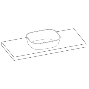 Dalia 120 Dark Oak Vanity Top | Bathroom | E-shop.si