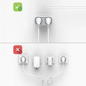 Tessan TS-WS02DE01 | Stenska vtičnica | E-shop.si