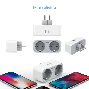 Tessan TS-WS02DE01 | Stenska vtičnica | E-shop.si