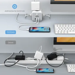 Tessan TS-301-C | Extension Cable | E-shop.si