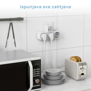 Tessan TS-323-C | Stenska vtičnica | E-shop.si