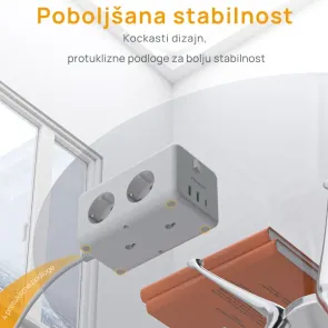 Tessan TS-306-C | Razdelilniki z USB | E-shop.si