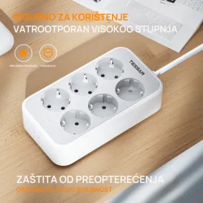 Tessan TS-PS02DE00 | Power Strip | E-shop.si