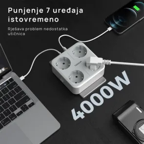Tessan TS-302-DE-C | Stenske vtičnice | E-shop.si